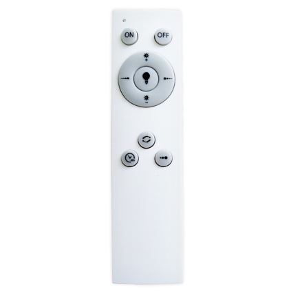 Top Light - LED Dimmable ceiling light IVONA 40B RC LED/24W/230V + remote control white