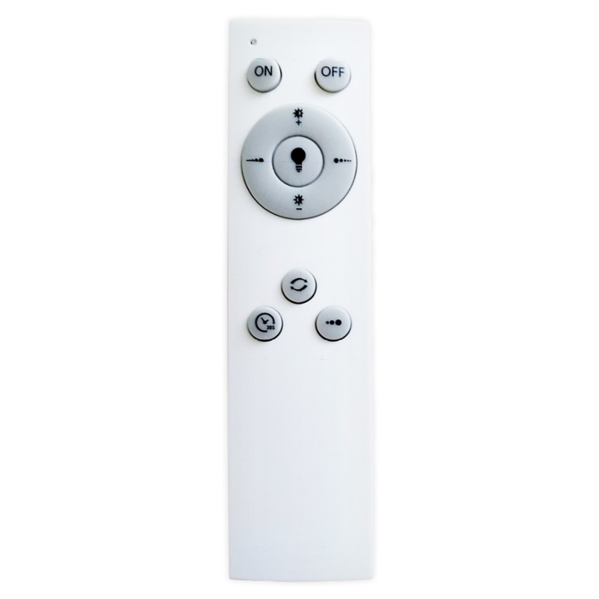 Top Light - LED Dimmable ceiling light IVONA 40B RC LED/24W/230V + remote control white