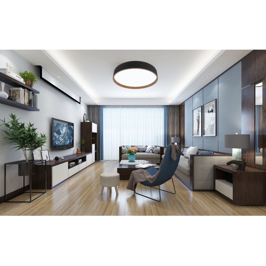 Top Light - LED Dimmable ceiling light DEKOR LED/51W/230V d. 40 cm 3000-6500K + remote control