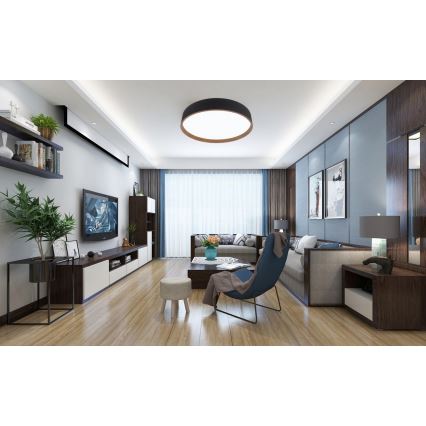 Top Light - LED Dimmable ceiling light DEKOR LED/51W/230V d. 50 cm 3000-6500K + remote control