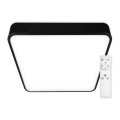 Top Light - LED Dimmable ceiling light METAL LED/51W/230V angular black + remote control