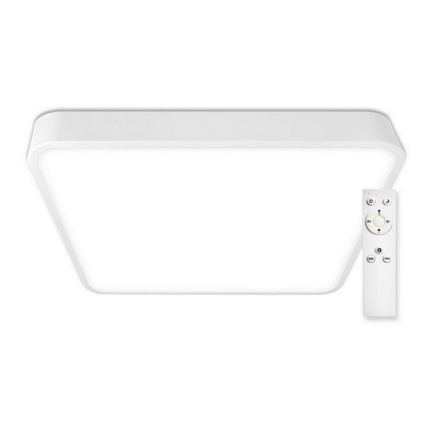 Top Light - LED Dimmable ceiling light METAL LED/60W/230V angular white + remote control
