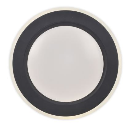 Top Light - LED Dimmable ceiling light NORMAN LED/51W/230V d. 39 cm black + remote control