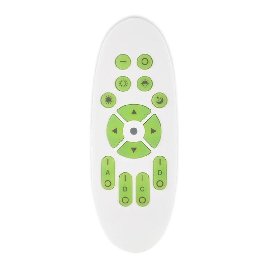 Top Light - LED Dimmable ceiling light NORMAN LED/51W/230V d. 39 cm black + remote control