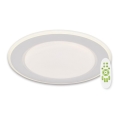 Top Light - LED Dimmable ceiling light NORMAN LED/51W/230V d. 39 cm white + remote control