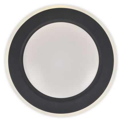 Top Light - LED Dimmable ceiling light NORMAN LED/60W/230V d. 49 cm black + remote control