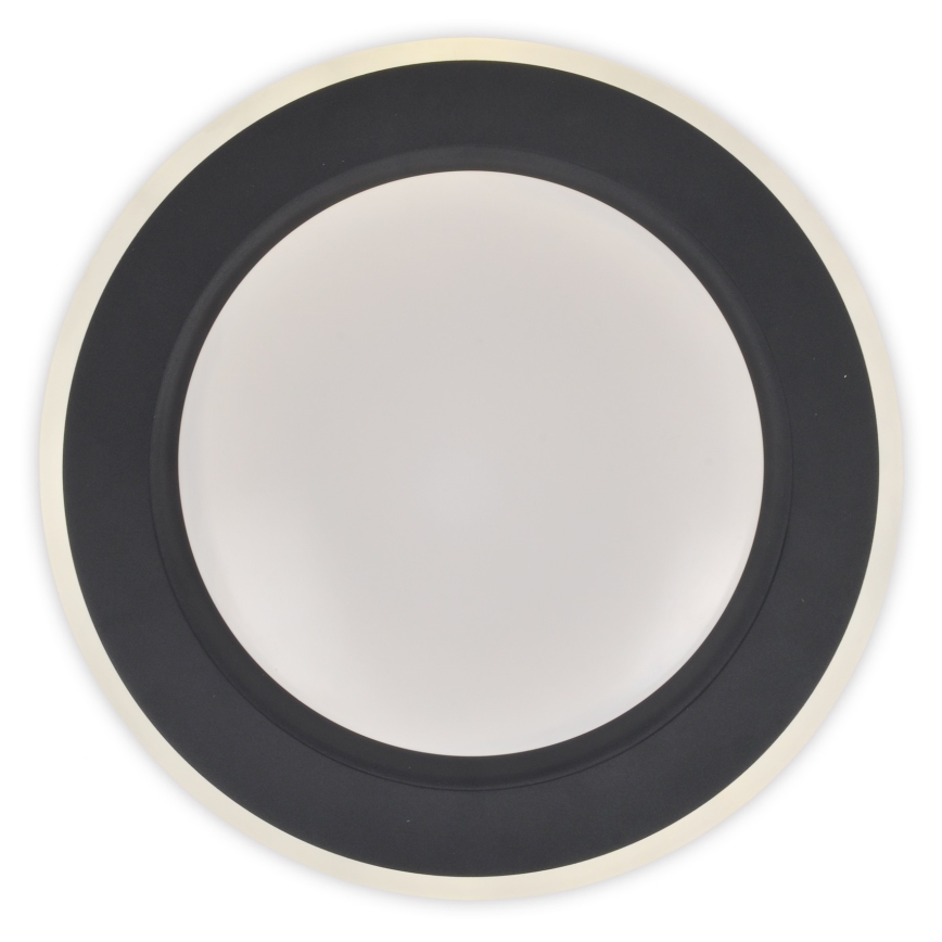 Top Light - LED Dimmable ceiling light NORMAN LED/60W/230V d. 49 cm black + remote control