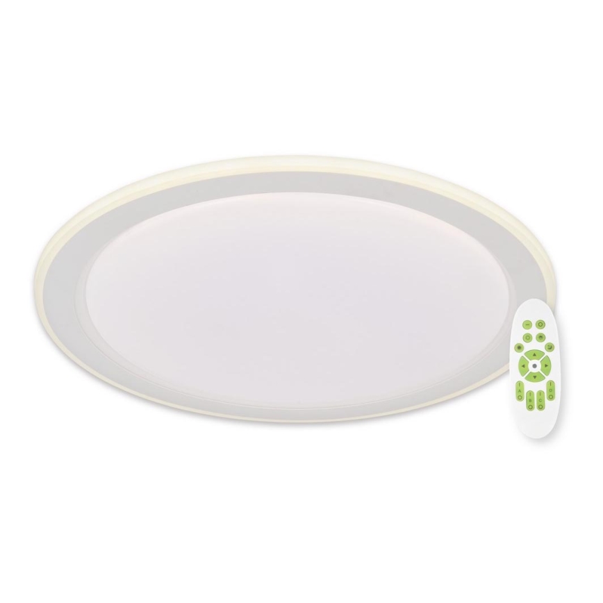 Top Light - LED Dimmable ceiling light NORMAN LED/60W/230V d. 49 cm white + remote control