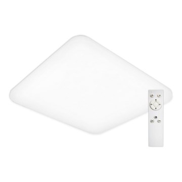 Top Light - LED Dimmable ceiling light OCEAN H80 RC LED/100W/230V square + remote control