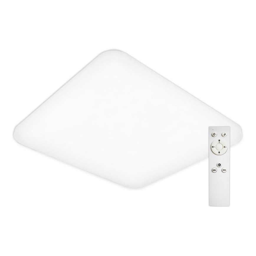 Top Light - LED Dimmable ceiling light OCEAN H80 RC LED/100W/230V square + remote control