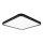 Top Light - LED Dimmable ceiling light REVIT LED/36W/230V 3000-6500K 40x40 cm black + remote control