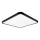 Top Light - LED Dimmable ceiling light REVIT LED/50W/230V 3000-6500K 50x50 cm black + remote control