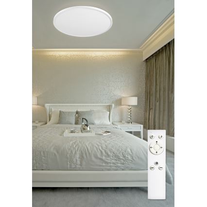 Top Light - LED Dimmable ceiling light REVIT LED/70W/230V 3000-6500K d. 75 cm white + remote control