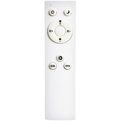 Top Light - LED Dimmable ceiling light SALERNO LED/60W/230V 3000-6500K d. 60 cm black + remote control