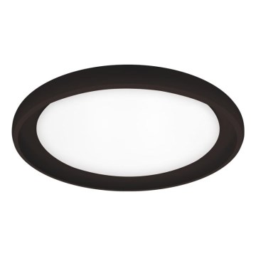 Top Light - LED Dimmable ceiling light SALERNO LED/60W/230V 3000-6500K d. 60 cm black + remote control