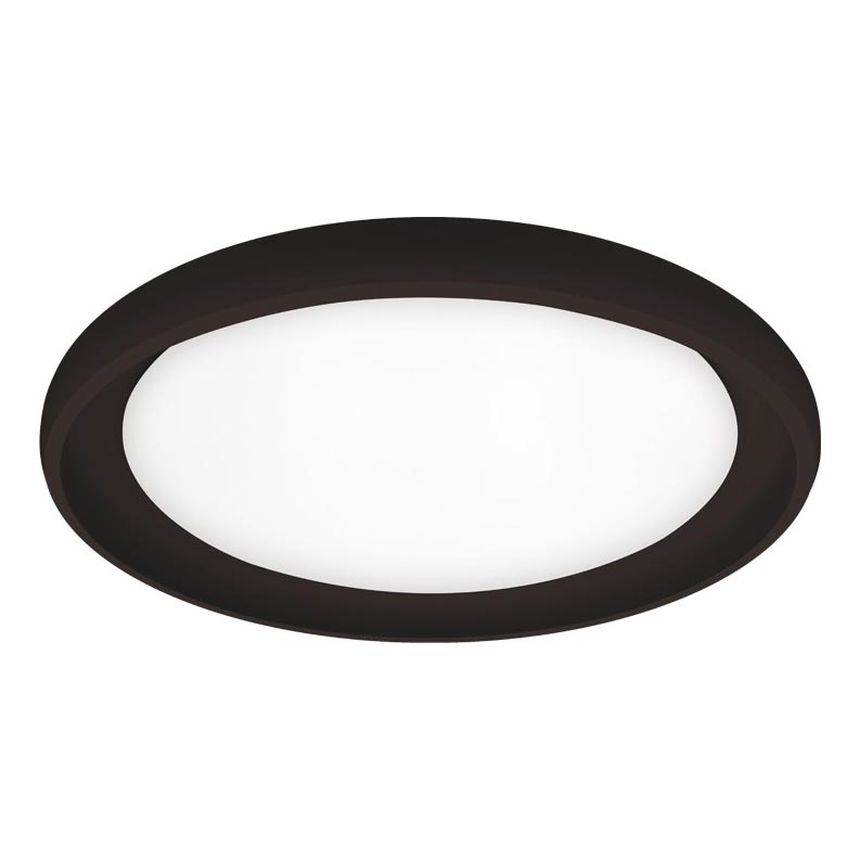Top Light - LED Dimmable ceiling light SALERNO LED/60W/230V 3000-6500K d. 60 cm black + remote control