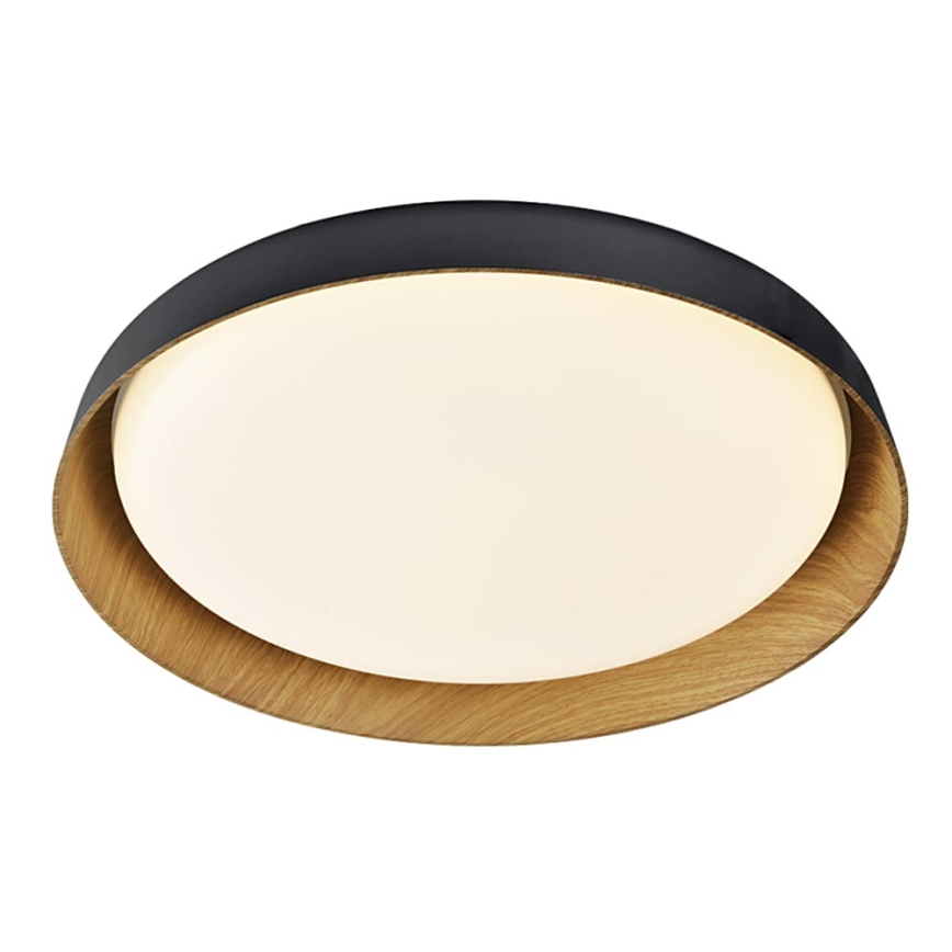 Top Light - LED Dimmable ceiling light SATELLITE LED/36W/230V 3000-6500K d. 43 cm black/brown + remote control