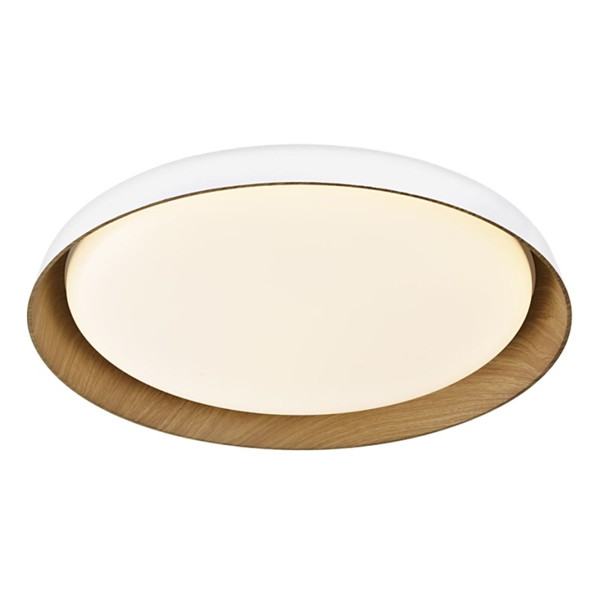 Top Light - LED Dimmable ceiling light SATELLITE LED/48W/230V 3000-6500K d. 53 cm white/brown + remote control