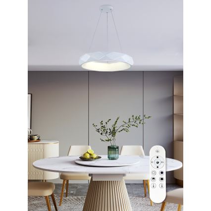 Top Light - LED Dimmable chandelier on a string APOLO LED/45W/230V white + remote control