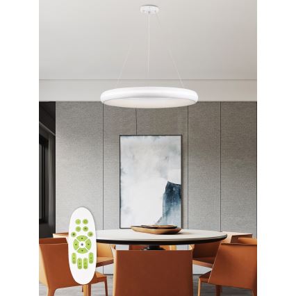 Top Light - LED Dimmable chandelier on a string FUTURA LED/60W/230V white + remote control