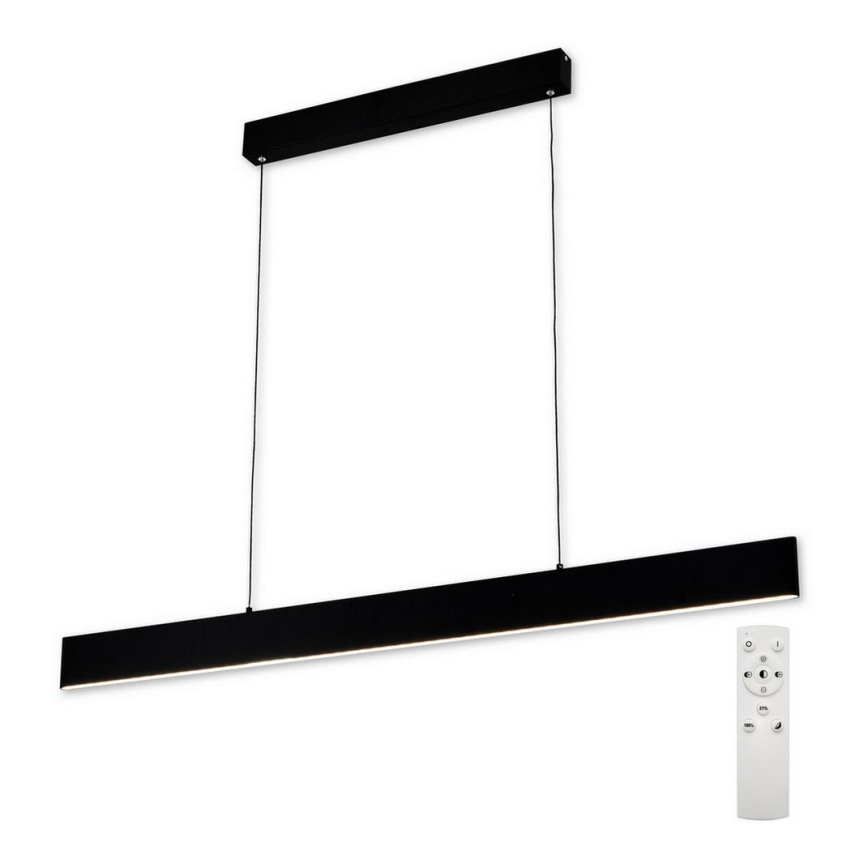 Top Light - LED Dimmable chandelier on a string LINE LED/30W/230V black + remote control