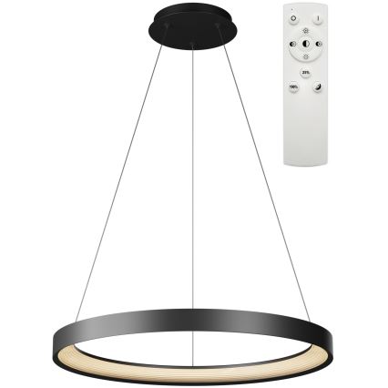 Top Light - LED Dimmable chandelier on a string ORBIT LED/40W/230V 3000-6500K d. 50 cm black + remote control