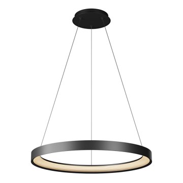 Top Light - LED Dimmable chandelier on a string ORBIT LED/40W/230V 3000-6500K d. 50 cm black + remote control