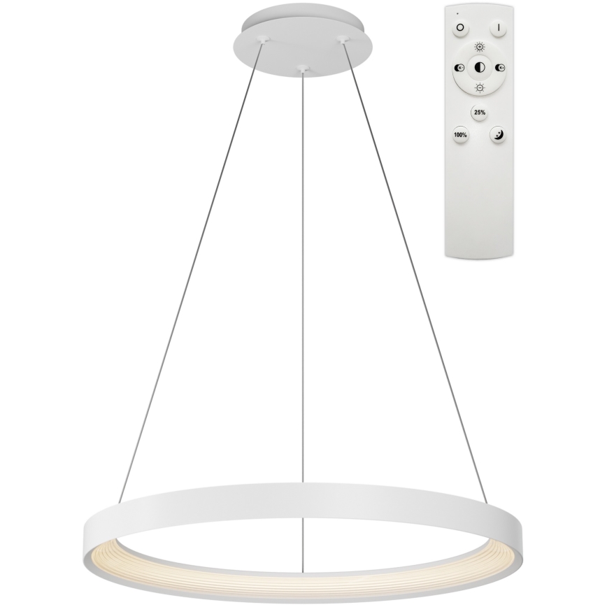 Top Light - LED Dimmable chandelier on a string ORBIT LED/40W/230V 3000-6500K d. 50 cm white + remote control
