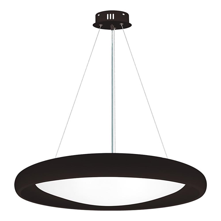 Top Light - LED Dimmable chandelier on a string SALERNO LED/60W/230V 3000-6500K d. 60 cm black + remote control