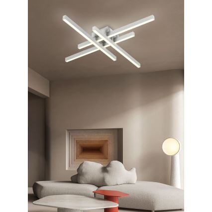 Top Light - LED Dimmable surface-mounted chandelier CROSS LED/50W/230V 3000-6500K + remote control