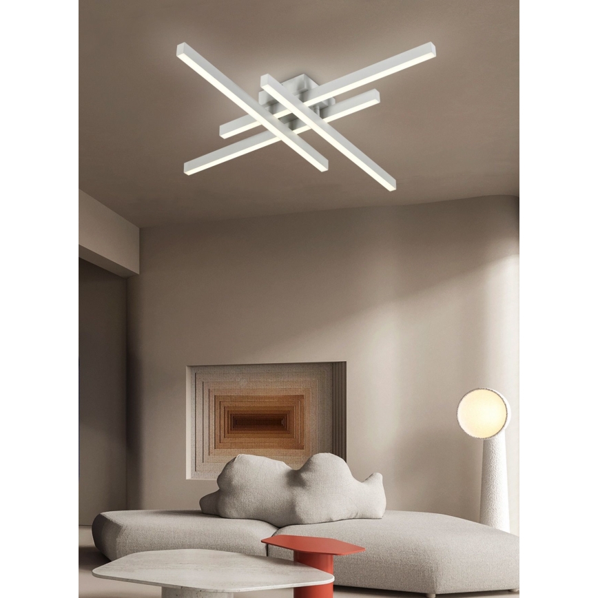 Top Light - LED Dimmable surface-mounted chandelier CROSS LED/50W/230V 3000-6500K + remote control