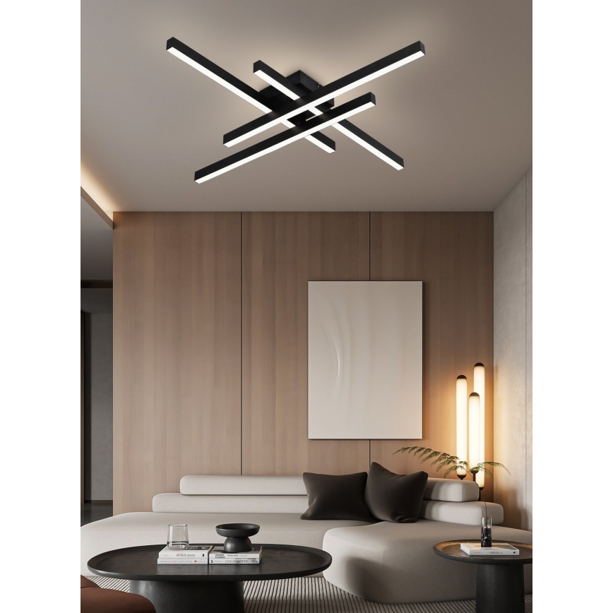 Top Light - LED Dimmable surface-mounted chandelier CROSS LED/50W/230V 3000-6500K + remote control