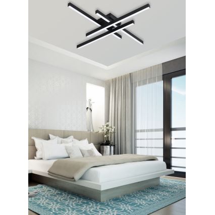 Top Light - LED Dimmable surface-mounted chandelier CROSS LED/50W/230V 3000-6500K + remote control