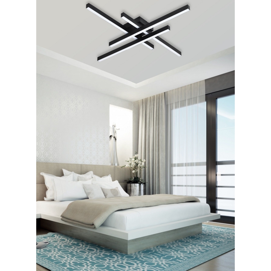 Top Light - LED Dimmable surface-mounted chandelier CROSS LED/50W/230V 3000-6500K + remote control