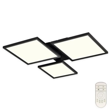 Top Light - LED Dimmable surface-mounted chandelier MERKUR LED/50W/230V 3000-6500K black + remote control