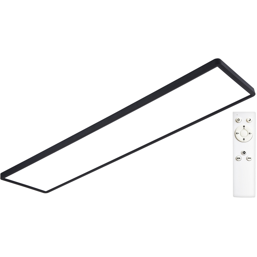 Top Light - LED Dimmable surface-mounted panel REVIT LED/70W/230V 3000-6500K 120x30 cm black + remote control