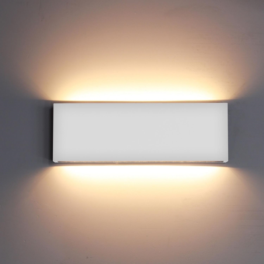 Top Light - LED Outdoor wall light OBLIGO LED/12W/230V IP65 white