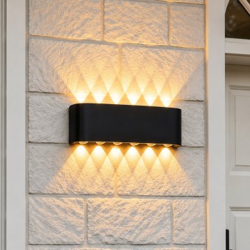 Top Light - LED Outdoor Wall Light RAY LED/10W/230V 3000/4000/6500K IP54 black