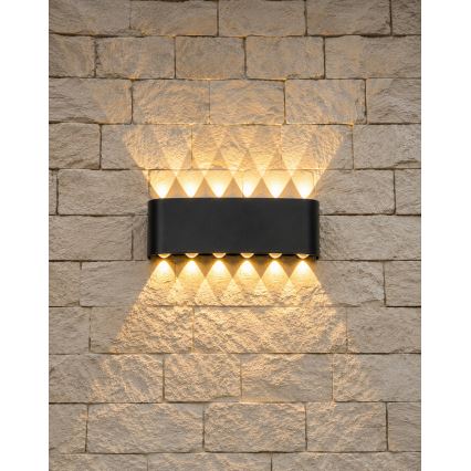 Top Light - LED Outdoor Wall Light RAY LED/10W/230V 3000/4000/6500K IP54 black