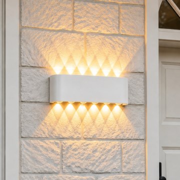 Top Light - LED Outdoor wall light RAY LED/10W/230V 3000/4000/6500K IP54 white