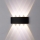 Top Light - LED Outdoor wall light RAY LED/8W/230V IP44 4000K black