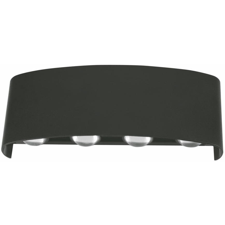 Top Light - LED Outdoor wall light RAY LED/8W/230V IP44 4000K black