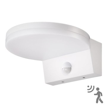Top Light - LED Outdoor wall light with a sensor NOVARA LED/15W/230V IP65 white
