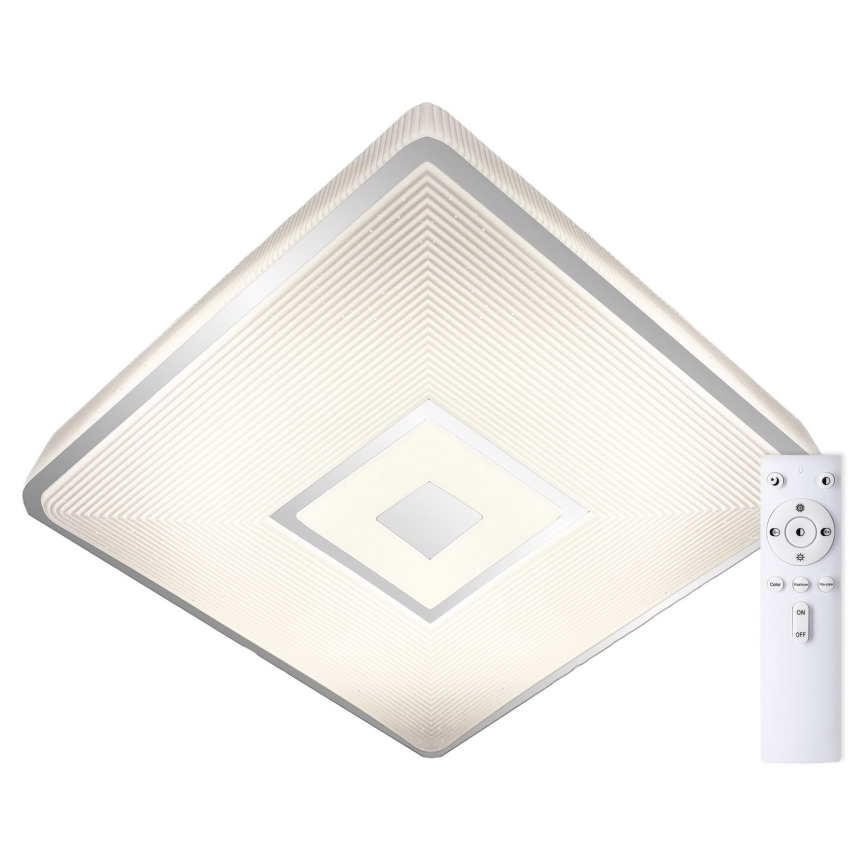 Top Light - LED RGB Dimmable ceiling light RAINBOW LED/24W/230V angular + remote control