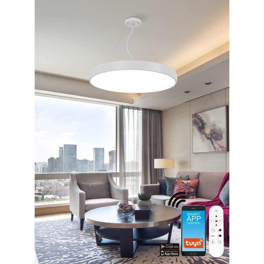 Top Light - LED RGB Dimmable chandelier on a string METAL LED/60W/230V Wi-Fi Tuya white + remote control
