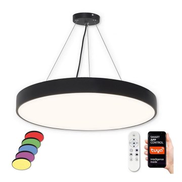 Top Light - LED RGB Dimmable chandelier on a string METAL LED/60W/230V Wi-Fi Tuya black + remote control