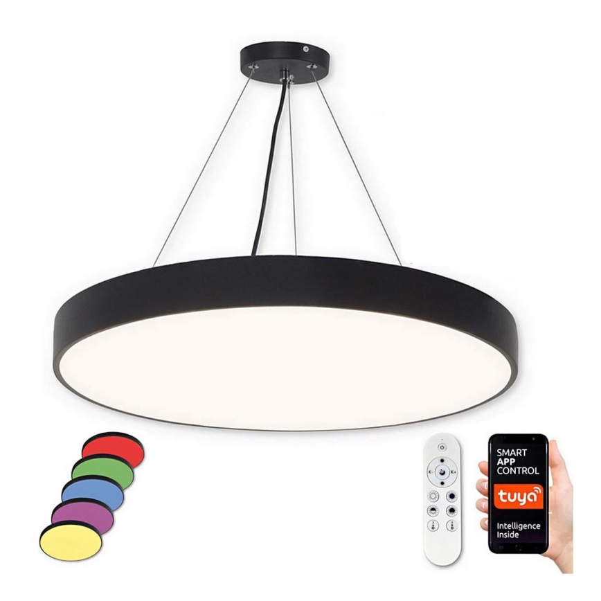 Top Light - LED RGB Dimmable chandelier on a string METAL LED/60W/230V Wi-Fi Tuya black + remote control