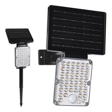 Top Light - LED solar light with 3-in-1 sensor ZENITH LED/10W/3.7V 3000/4000/6500K IP54 2400 mAh