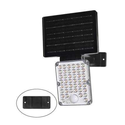 Top Light - LED solar light with 3-in-1 sensor ZENITH LED/10W/3.7V 3000/4000/6500K IP54 2400 mAh