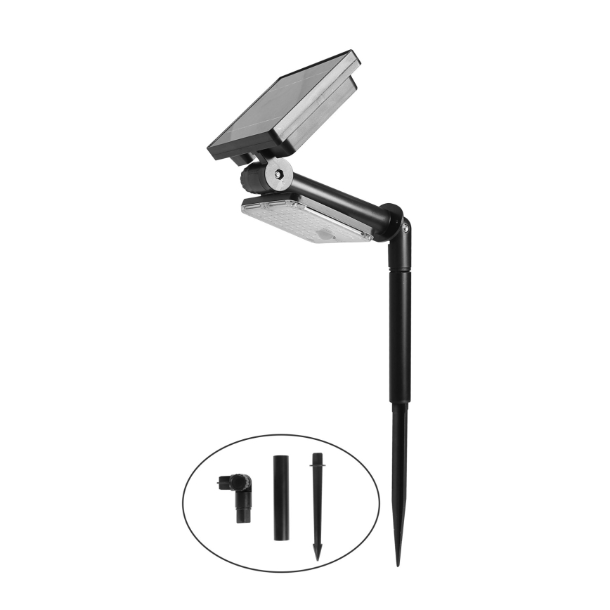 Top Light - LED solar light with 3-in-1 sensor ZENITH LED/10W/3.7V 3000/4000/6500K IP54 2400 mAh